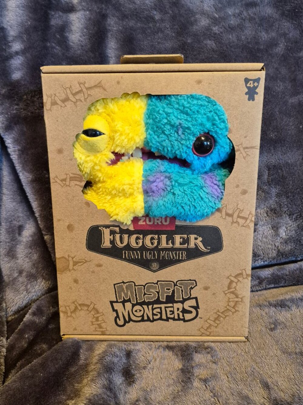 Fuggler Misfit Monsters 15726H Yellow/Blue Squidge and Gaptooth
